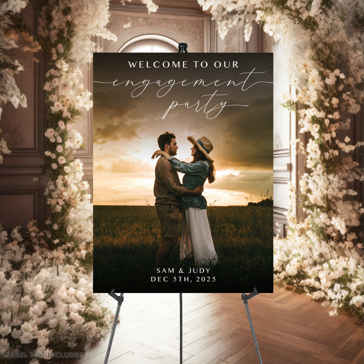 "Welcome to Our Engagement Party" Photo Sign