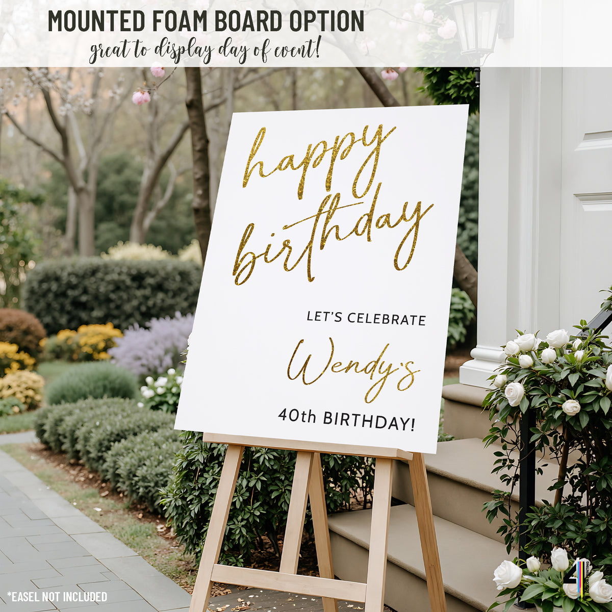 Birthday Party Welcome Sign