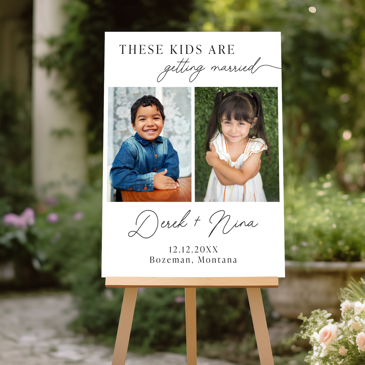 "These Kids are Getting Married" Engagement Party Welcome Sign