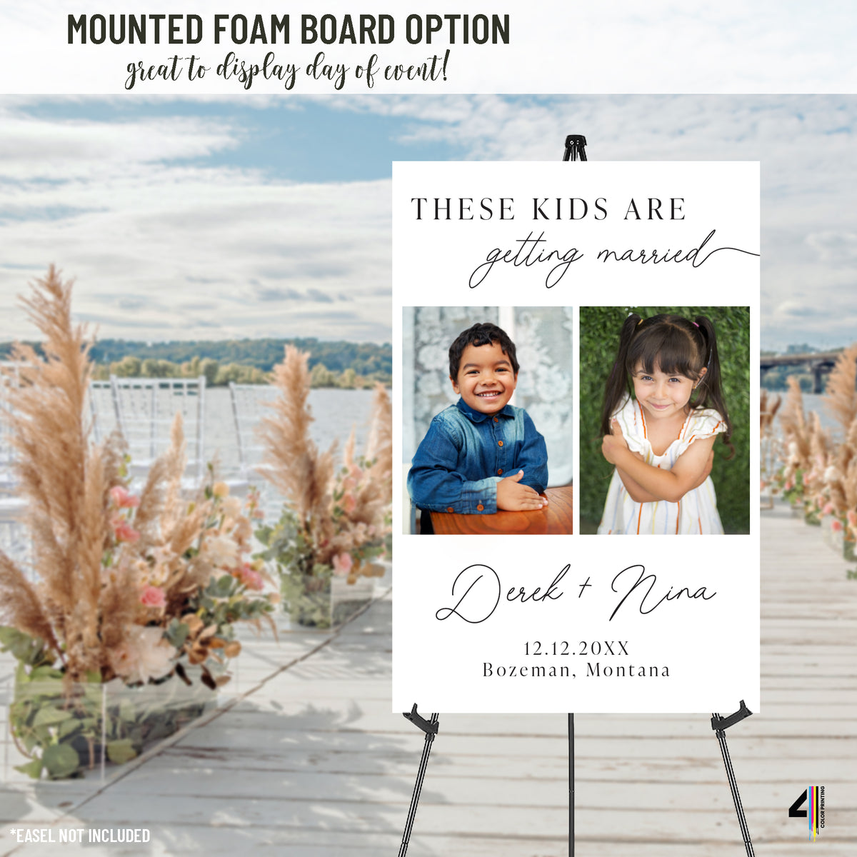 "These Kids are Getting Married" Engagement Party Welcome Sign