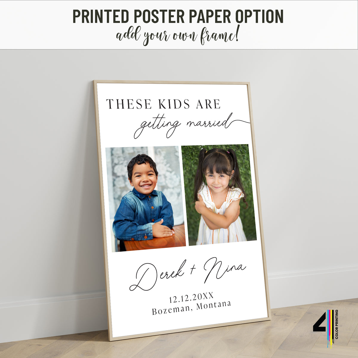 "These Kids are Getting Married" Engagement Party Welcome Sign