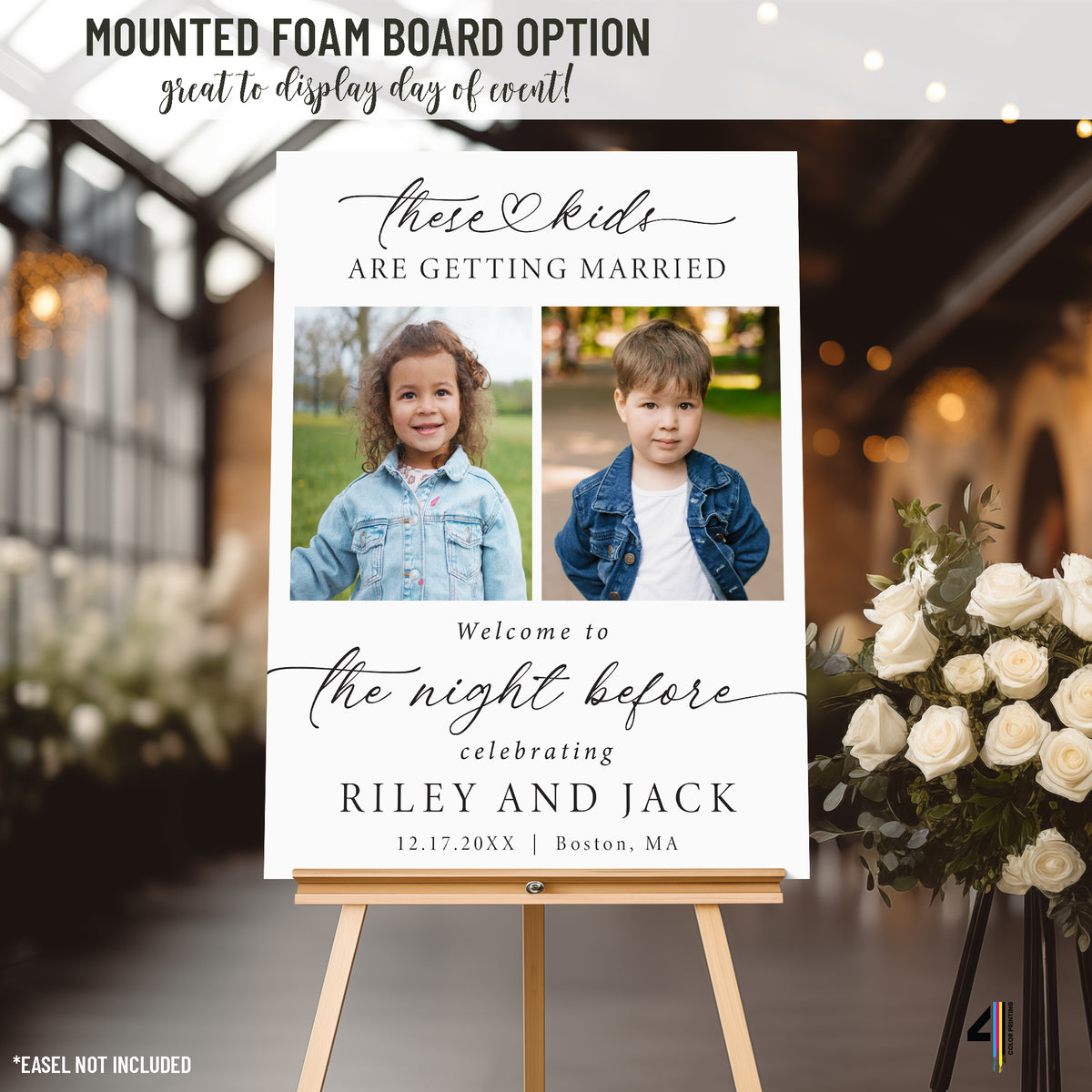 "These Kids are Getting Married" Rehearsal Dinner Welcome Sign