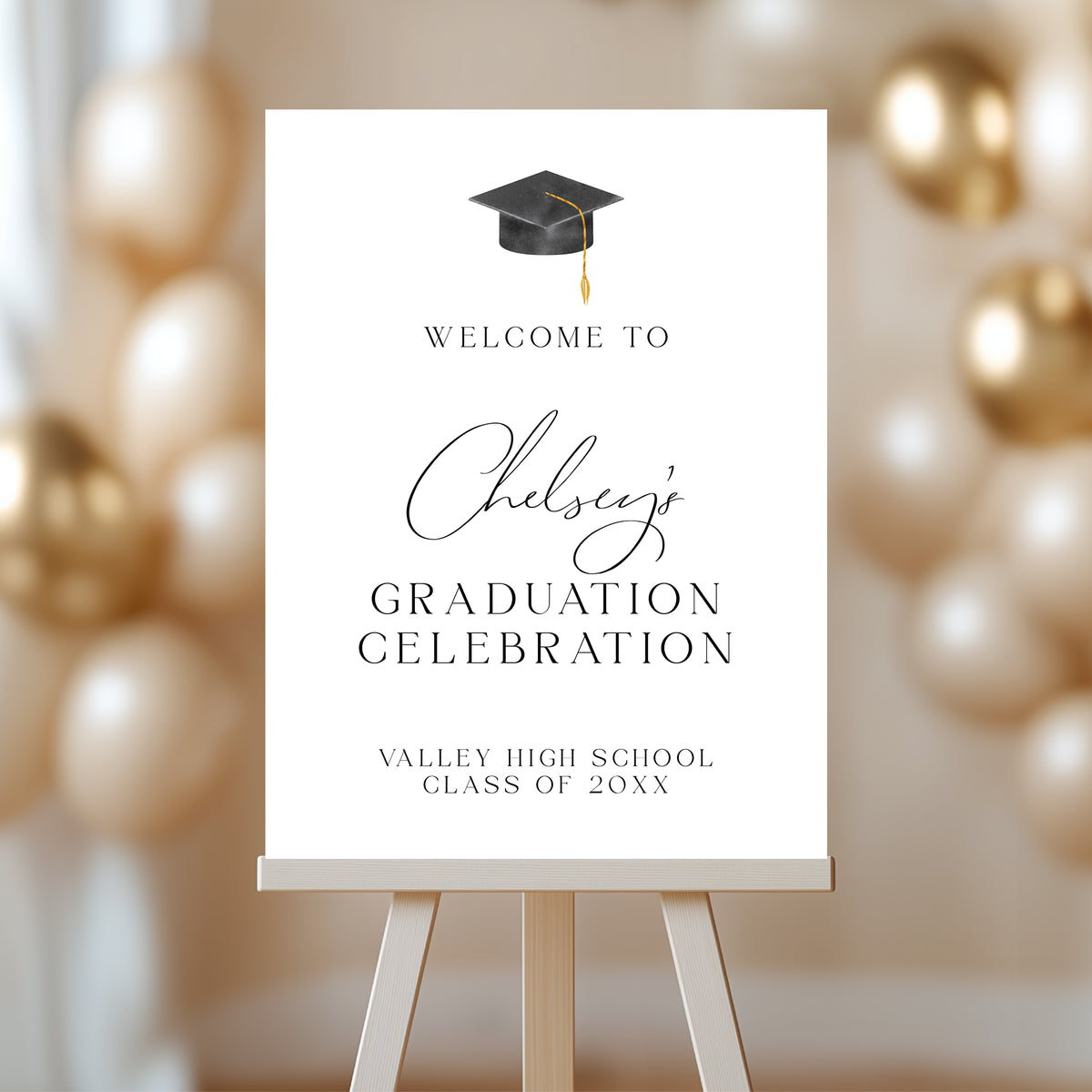 Graduation Party Welcome Sign