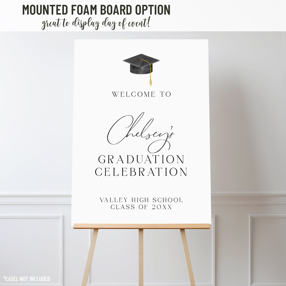 Graduation Party Welcome Sign