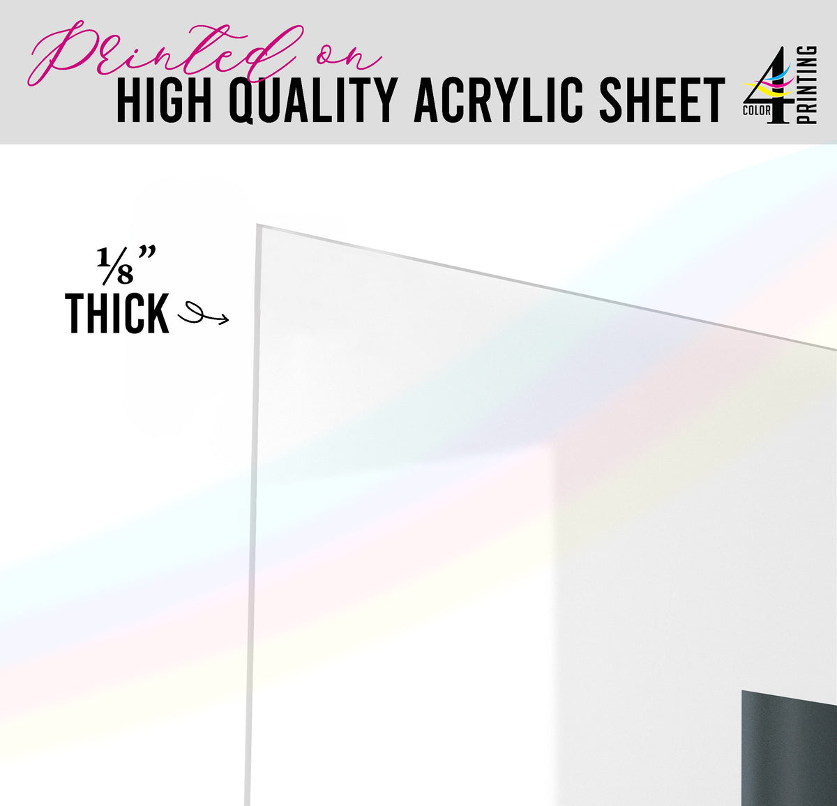 Acrylic Graduation Photo Sign - Horizontal