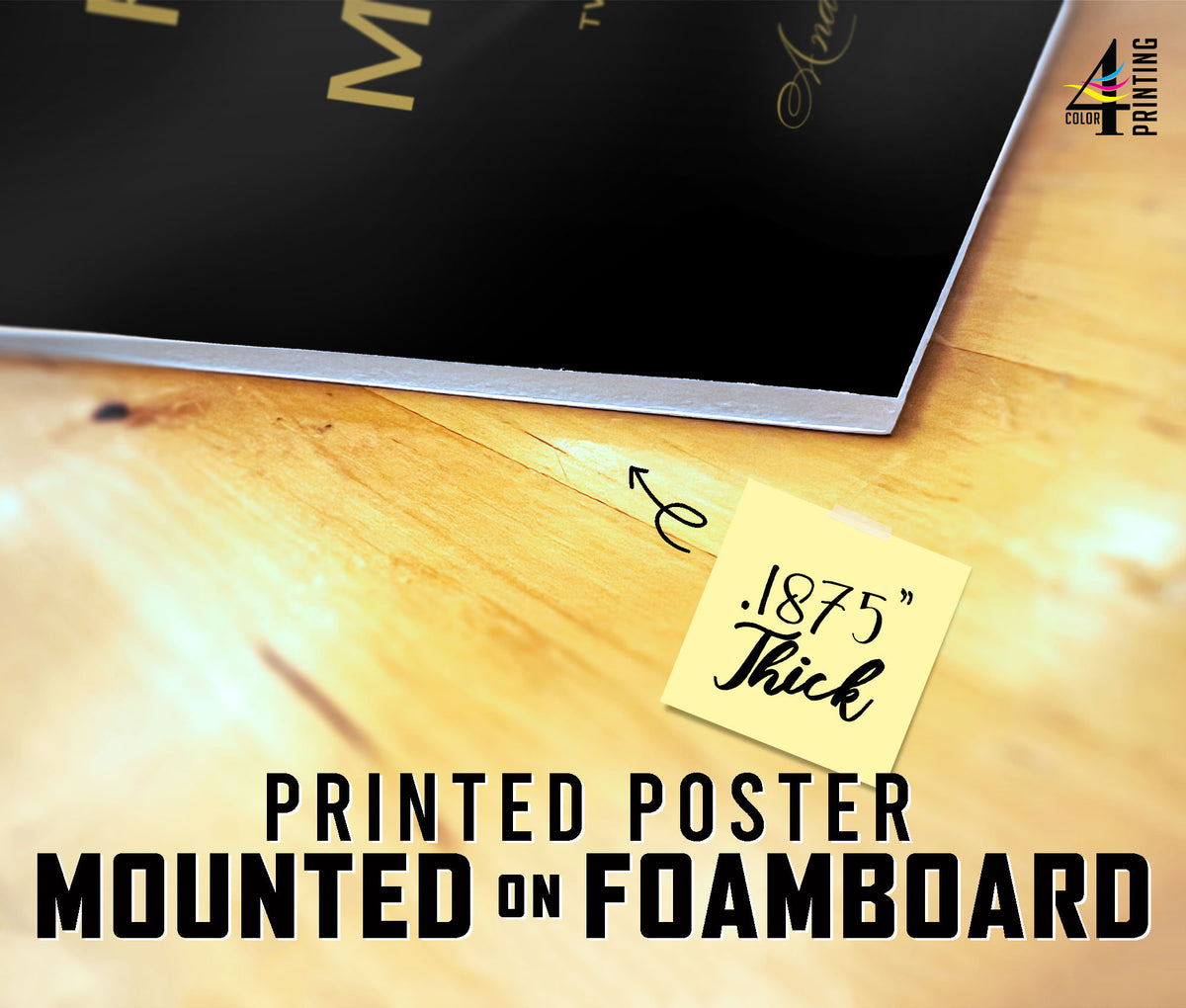 Black & Gold Wedding Sign