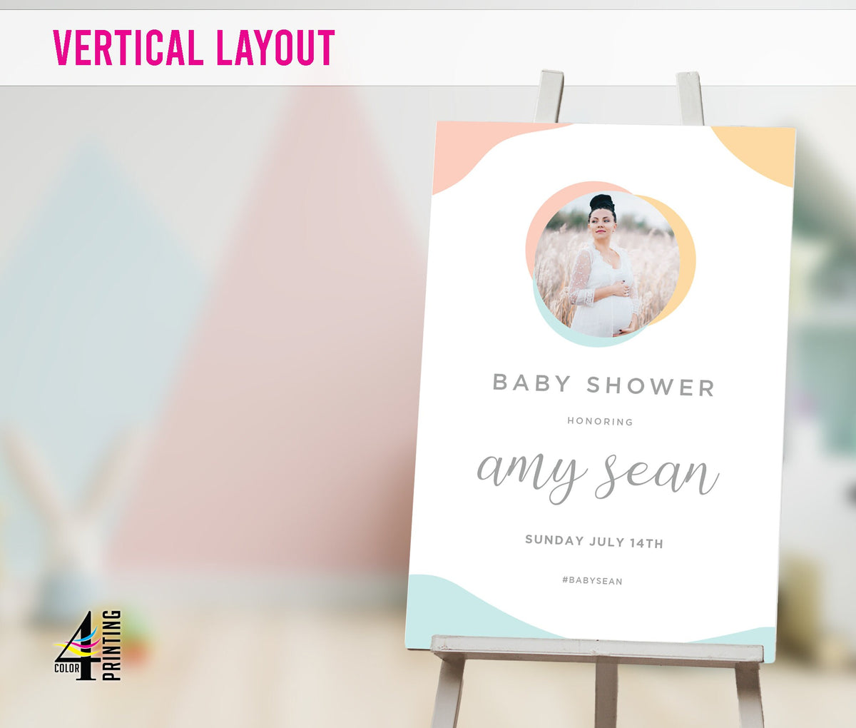 Gender Neutral Baby Shower Welcome Sign