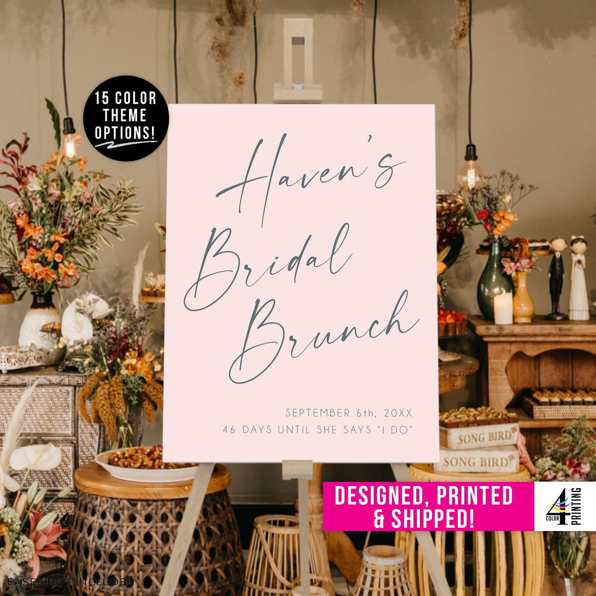 Bridal Brunch Welcome Sign