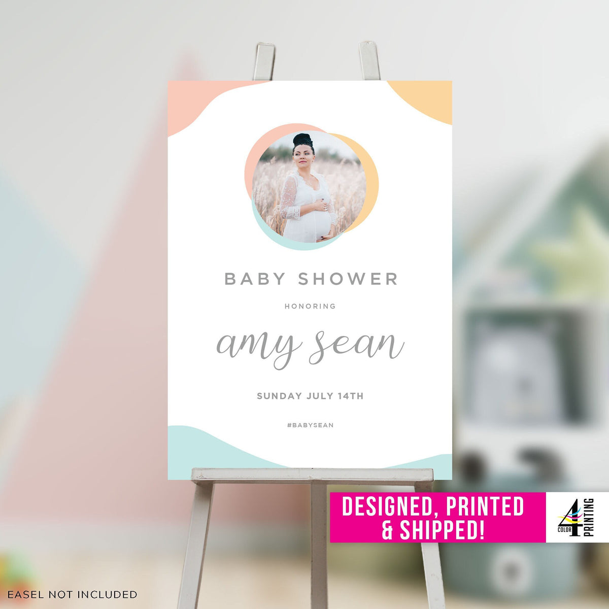 Gender Neutral Baby Shower Welcome Sign