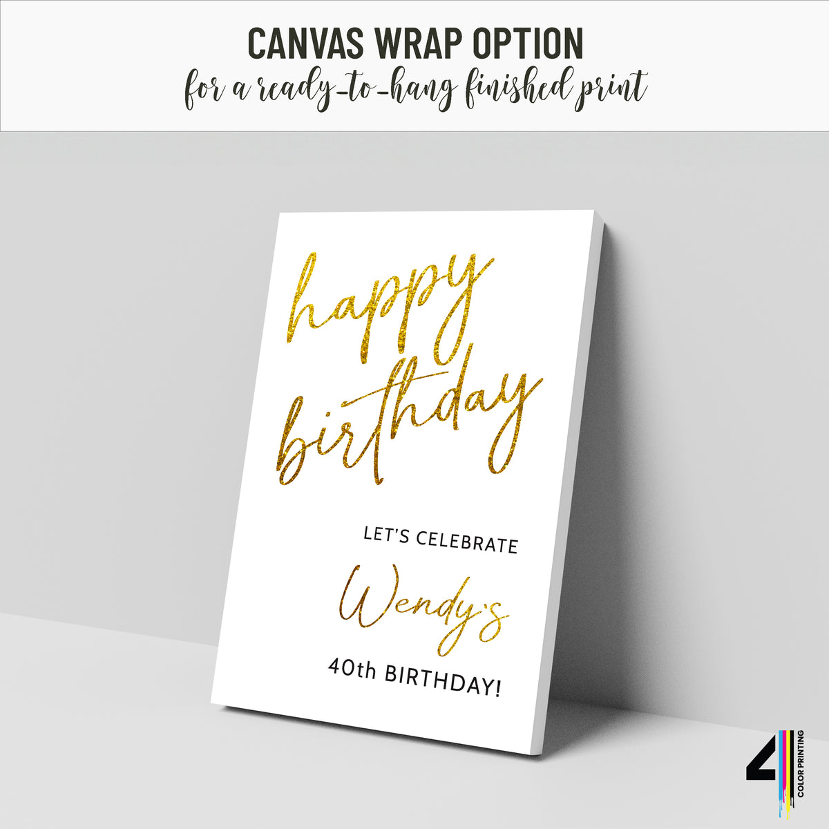 Birthday Party Welcome Sign