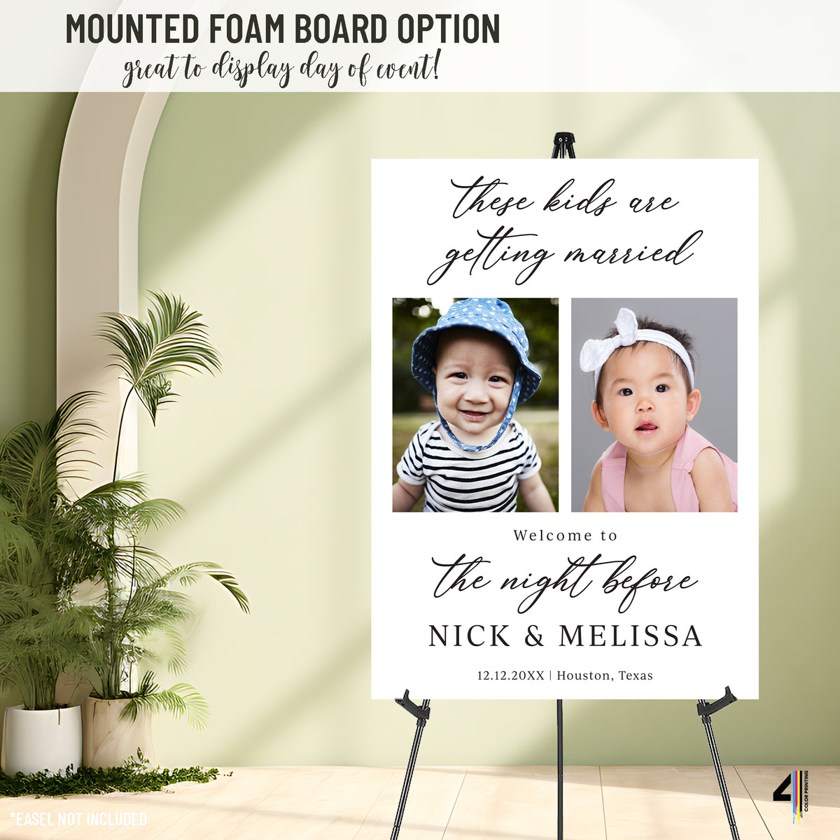"These Kids are Getting Married" Rehearsal Dinner Welcome Sign