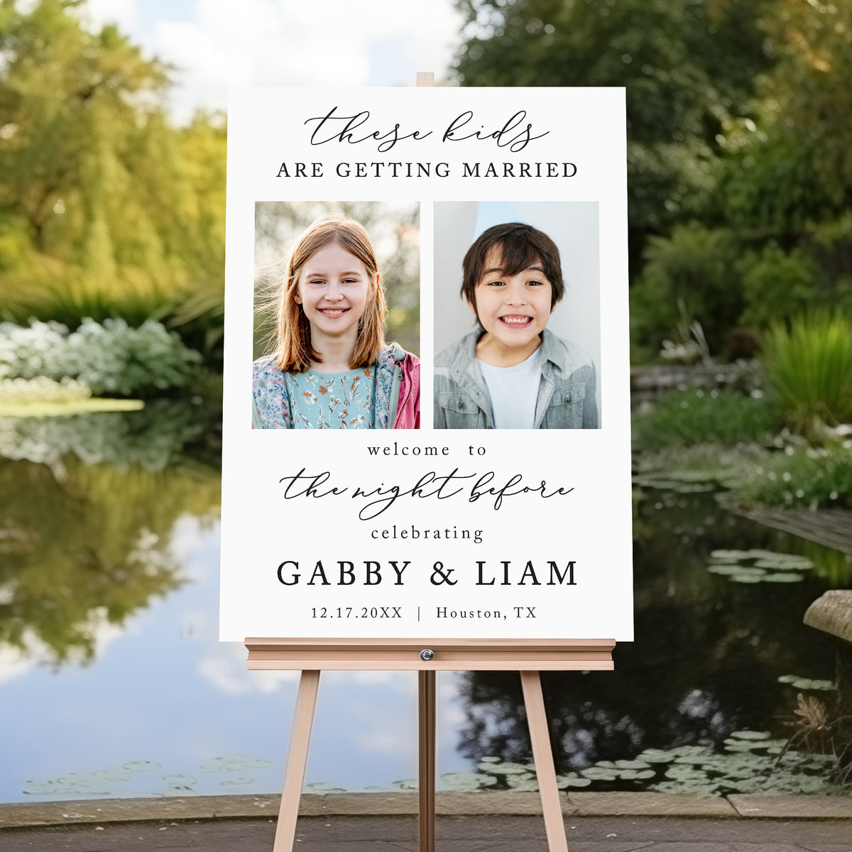 "These Kids are Getting Married" Rehearsal Dinner Welcome Sign