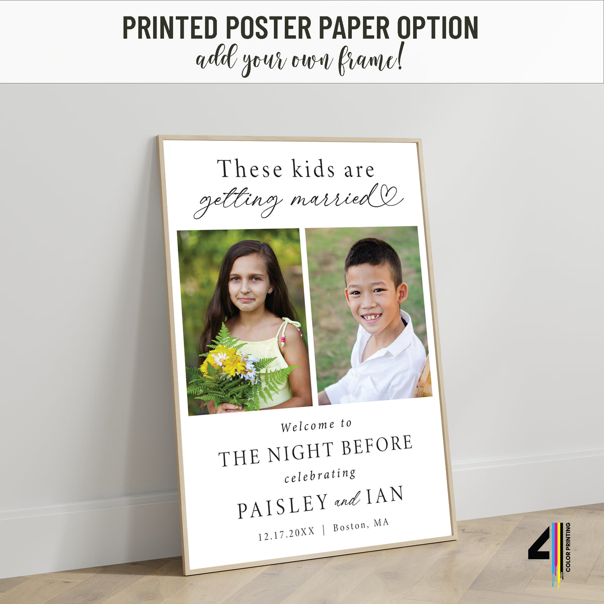 "These Kids are Getting Married" Rehearsal Dinner Welcome Sign