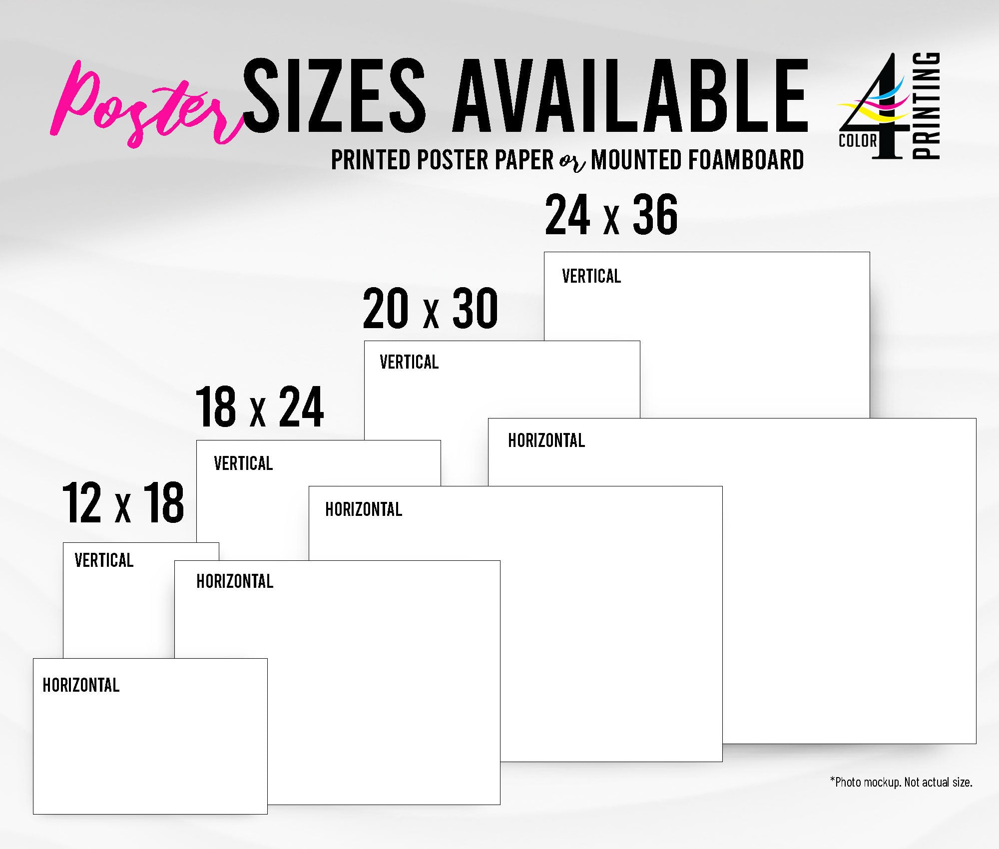 Retail Sign Sizing Poster Board Signs Sizes