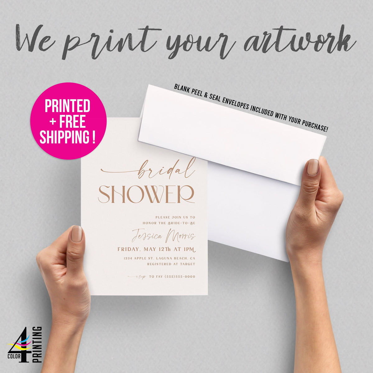 Printing Services for 5x7 Cards