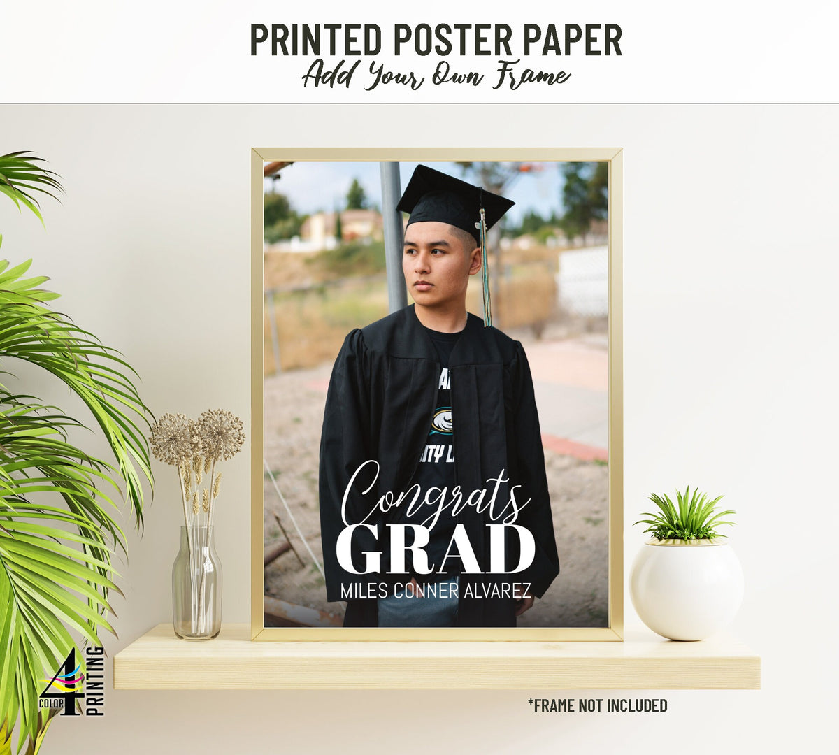 &quot;Congrats Grad&quot; Graduation Party Sign